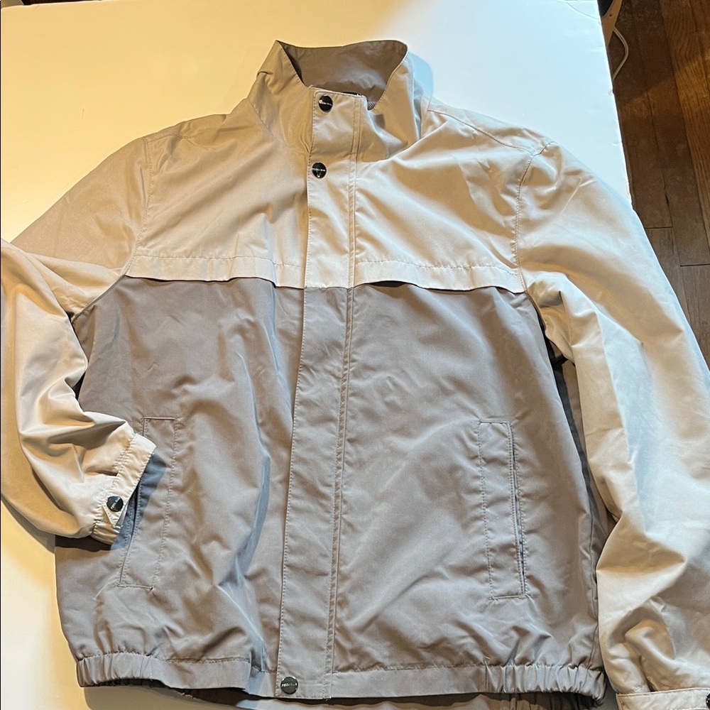 Perry Ellis Portfolio Microfiber Jacket in Brown